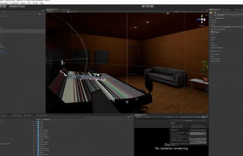 BTS VR recording studio