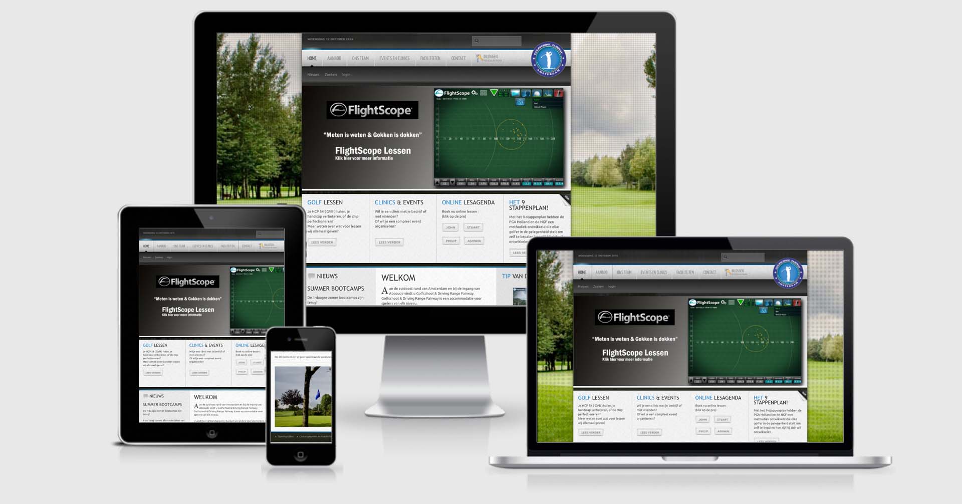 Golfschool Fairway website